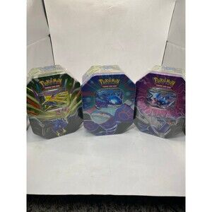 Pokemon TCG Azure Legends Tin Set Kyogre EX Dialga EX Xerneas EX Sealed Lot